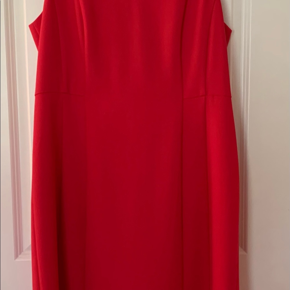 Ladies Red Sheath Dress - Picture 5 of 5